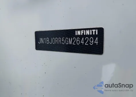 2016 Infiniti Qx50 z USA, uszkodzony, nr VIN JN1BJ0RR5GM264294